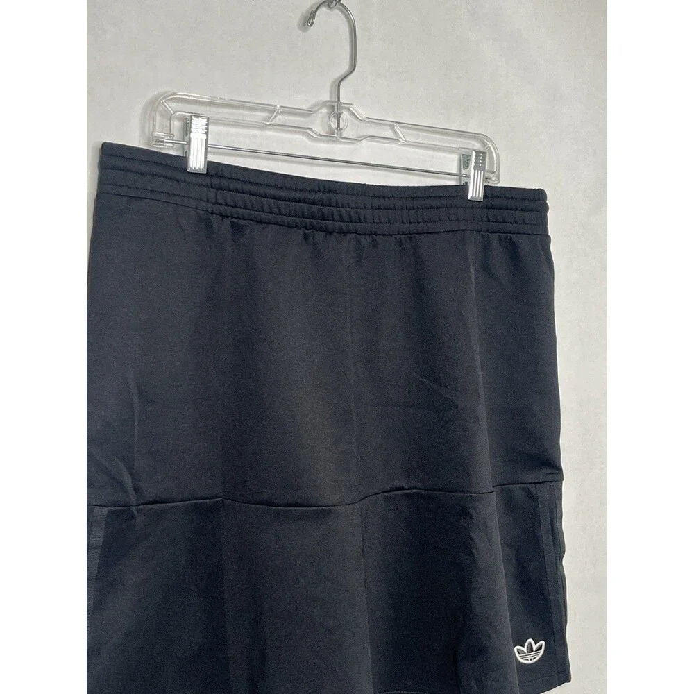 Adidas Skirt Women XL Black Circle Stretch Pockets GN3144